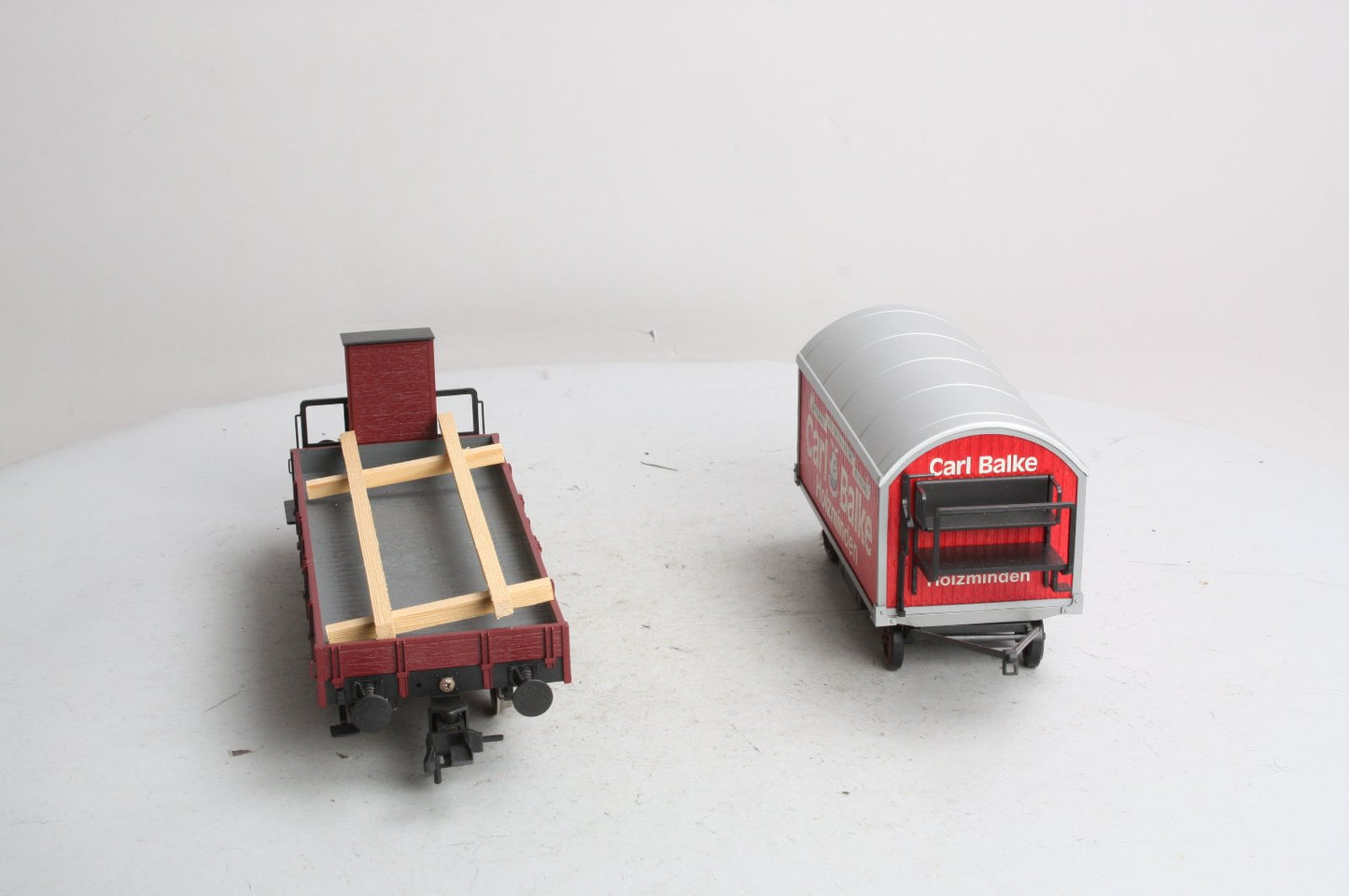 Marklin 58361 G Scale DR Gondola with "Carl Balke" Trailer LN/Box