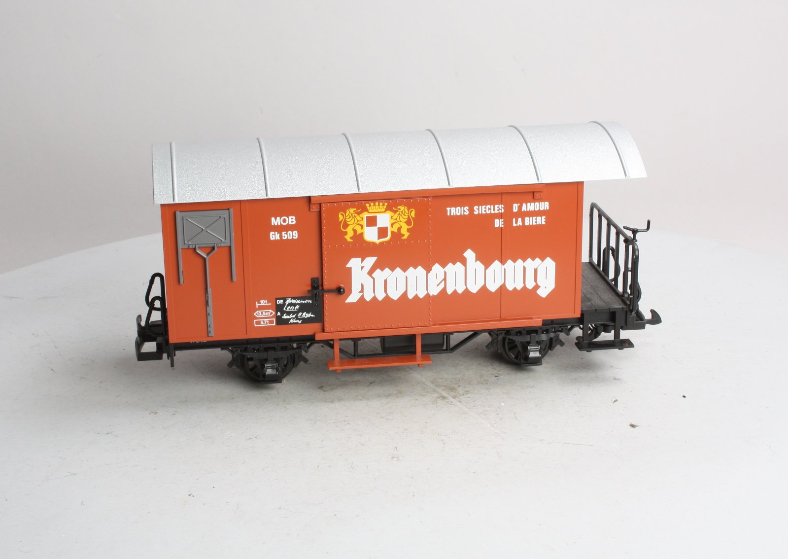 LGB 4028 G Scale Kronenbourg Boxcar EX/Box