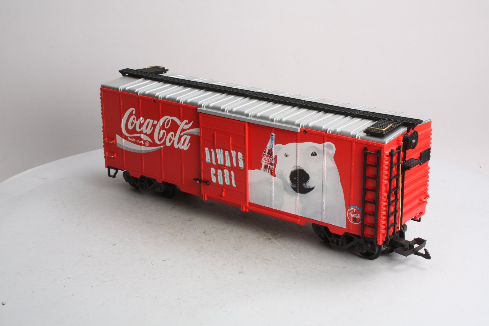 LGB 42912 G Scale Coca Cola Polar Bear Boxcar - Plastic Wheels EX/Box