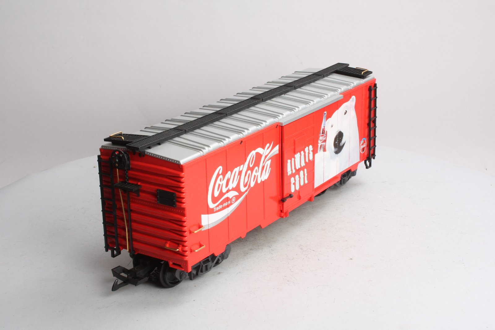 LGB 42912 G Scale Coca Cola Polar Bear Boxcar - Plastic Wheels EX/Box