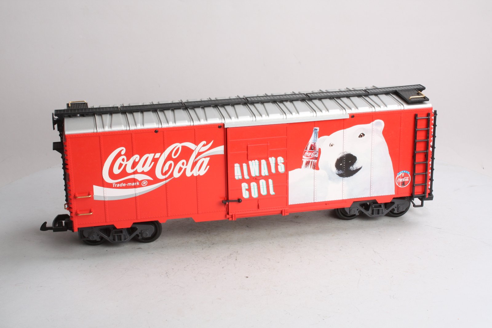 LGB 42912 G Scale Coca Cola Polar Bear Boxcar - Plastic Wheels EX/Box