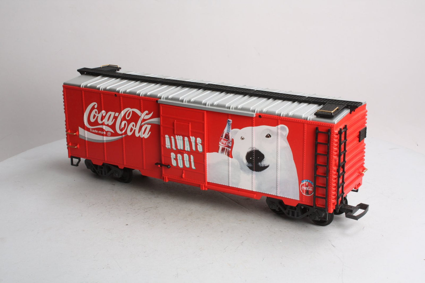 LGB 42912 G Scale Coca Cola Polar Bear Boxcar - Plastic Wheels EX/Box