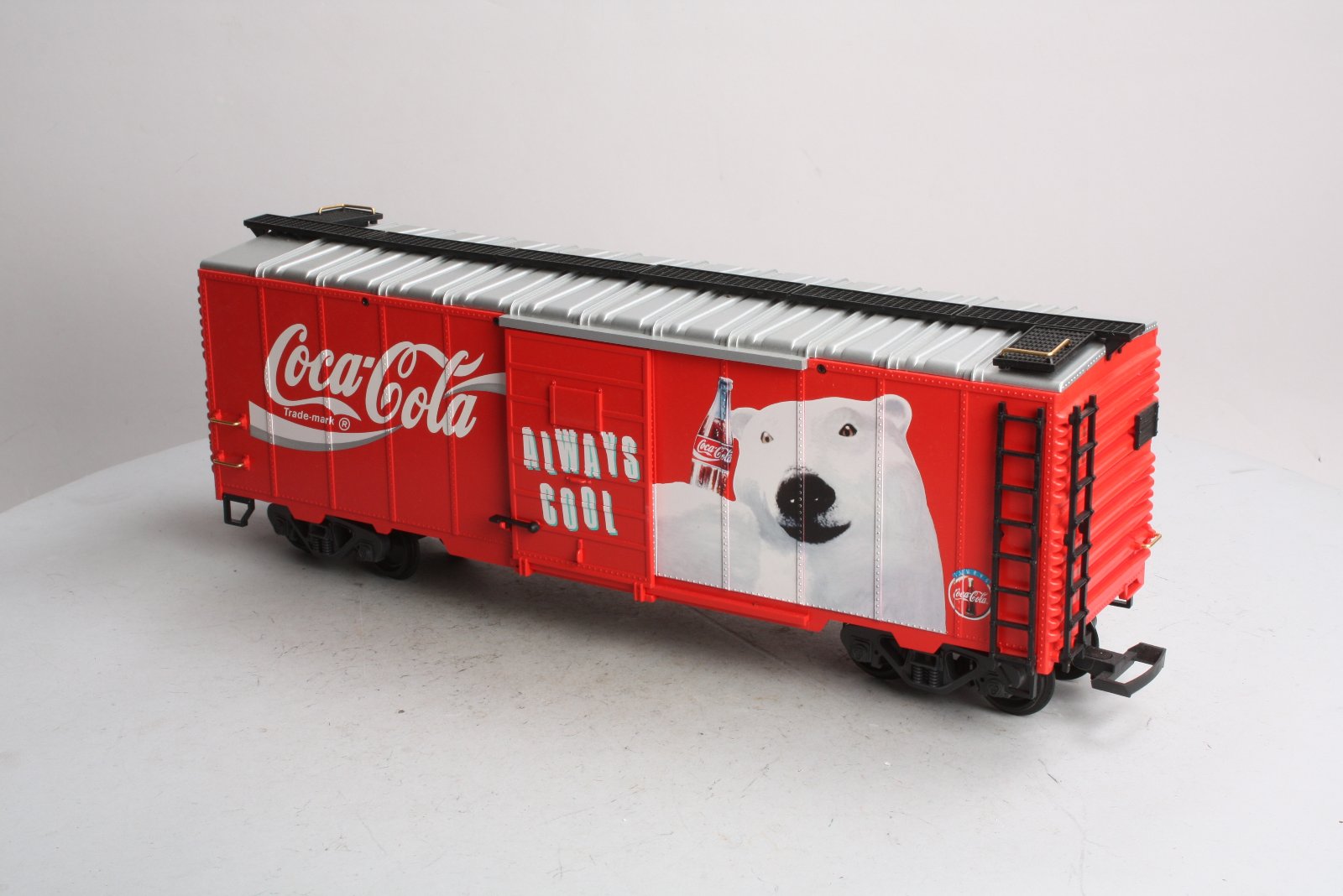 LGB 42912 G Scale Coca Cola Polar Bear Boxcar - Plastic Wheels EX/Box