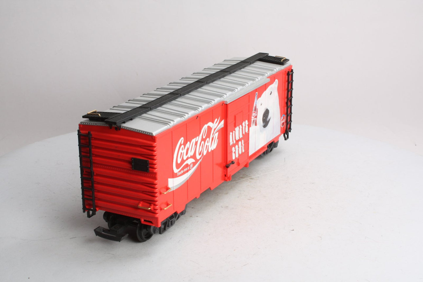 LGB 42912 G Scale Coca Cola Polar Bear Boxcar - Plastic Wheels EX/Box