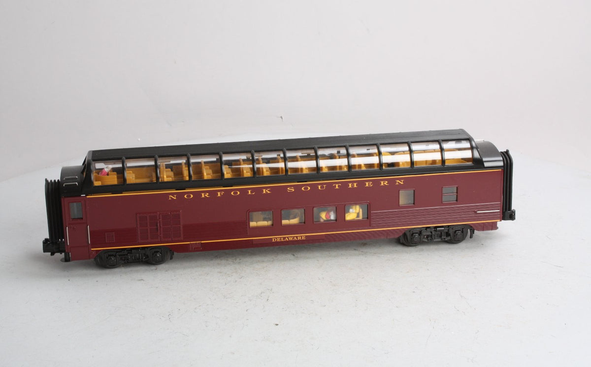 MTH 30-67537 O Norfolk Southern 60' Streamlined Full Length Vista Dome Car LN/Box