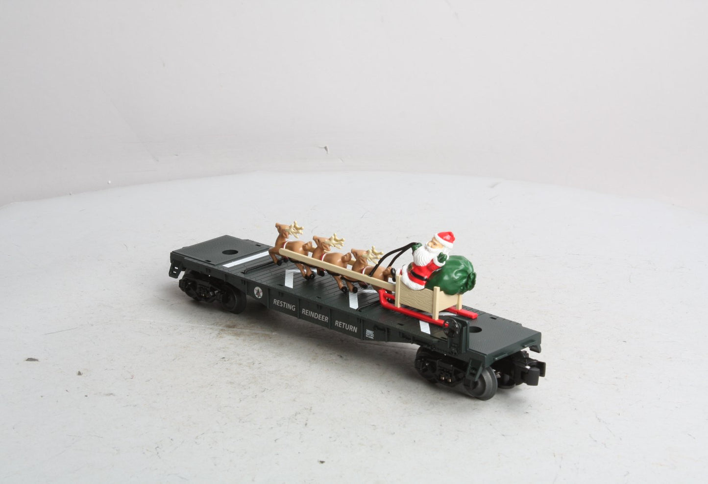 Lionel 6-26667 O North Pole Express Santa's Sleigh Flatcar LN/Box