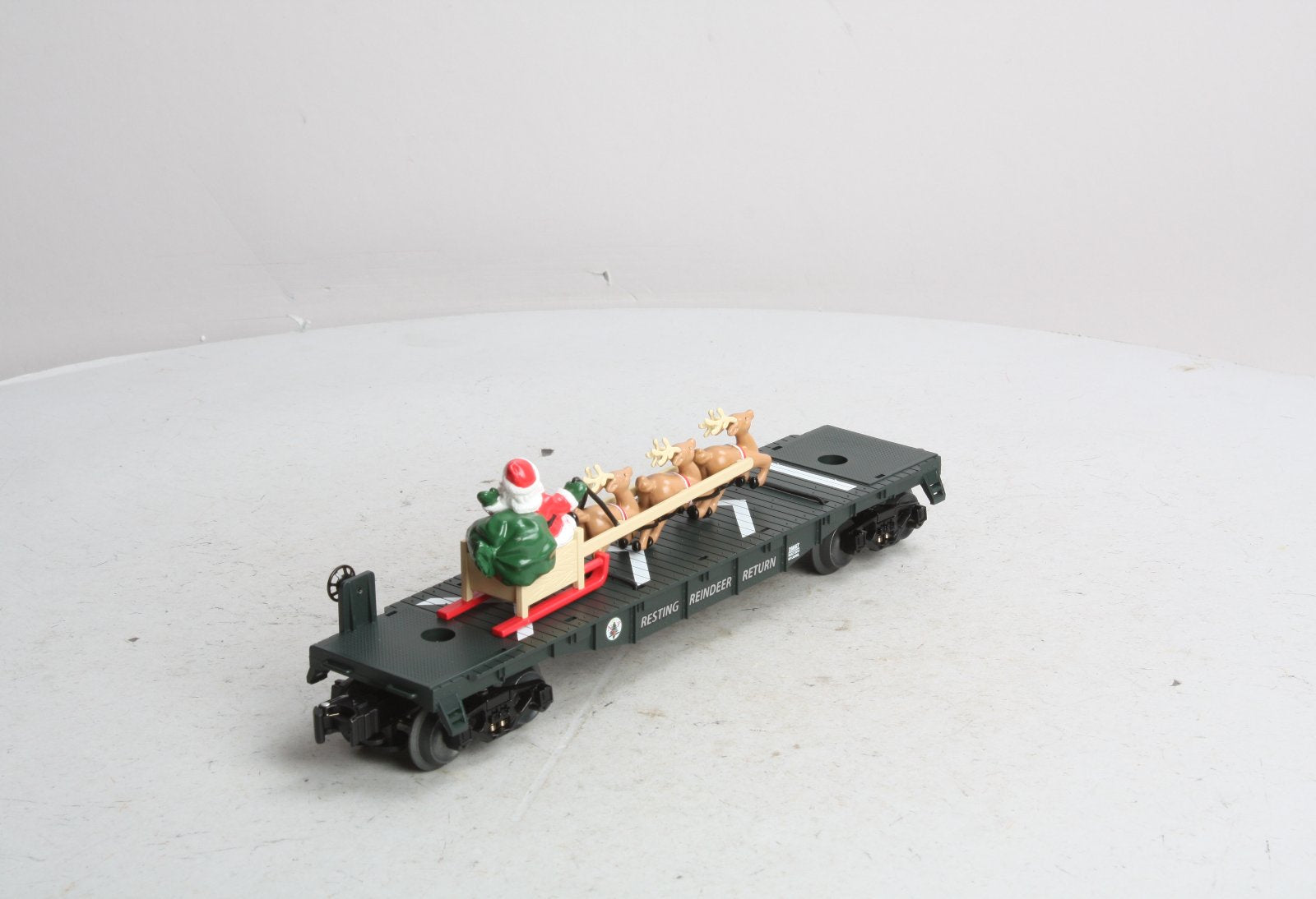 Lionel 6-26667 O North Pole Express Santa's Sleigh Flatcar LN/Box