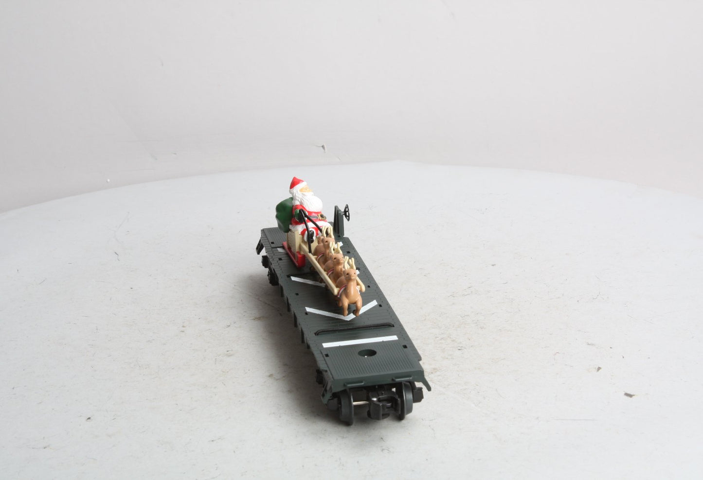 Lionel 6-26667 O North Pole Express Santa's Sleigh Flatcar LN/Box