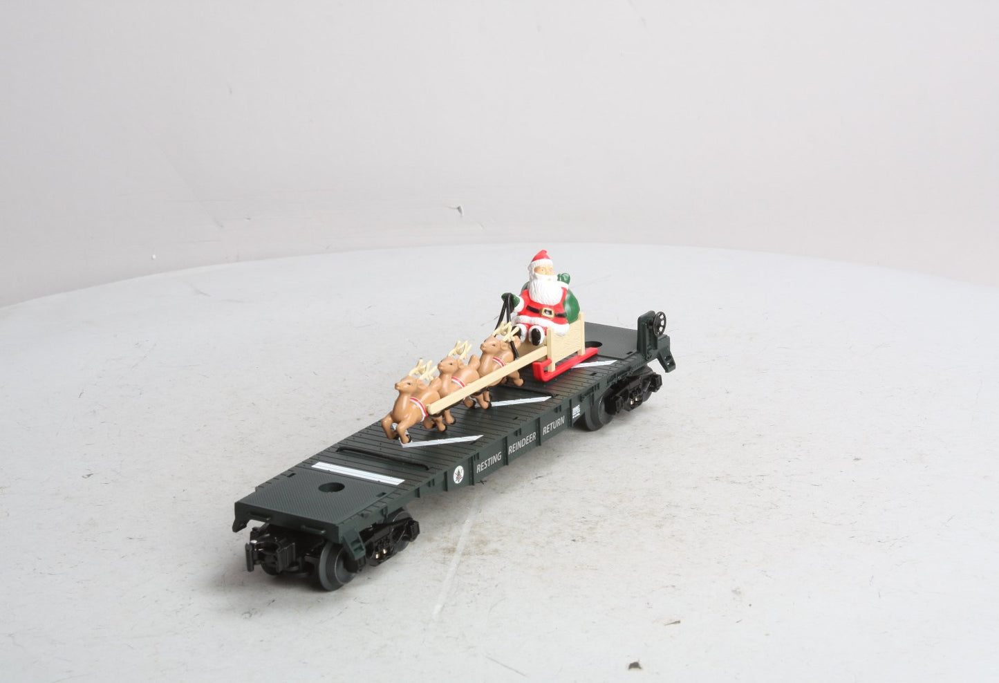 Lionel 6-26667 O North Pole Express Santa's Sleigh Flatcar LN/Box