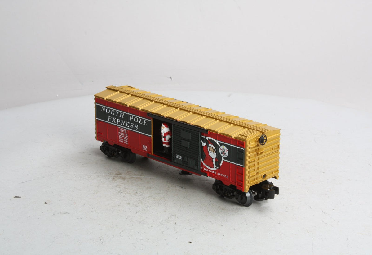 Lionel 6-29312 O Gauge Santa's Operating Boxcar LN/Box