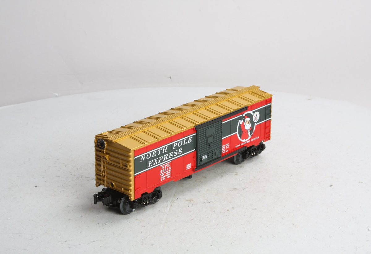 Lionel 6-29312 O Gauge Santa's Operating Boxcar LN/Box