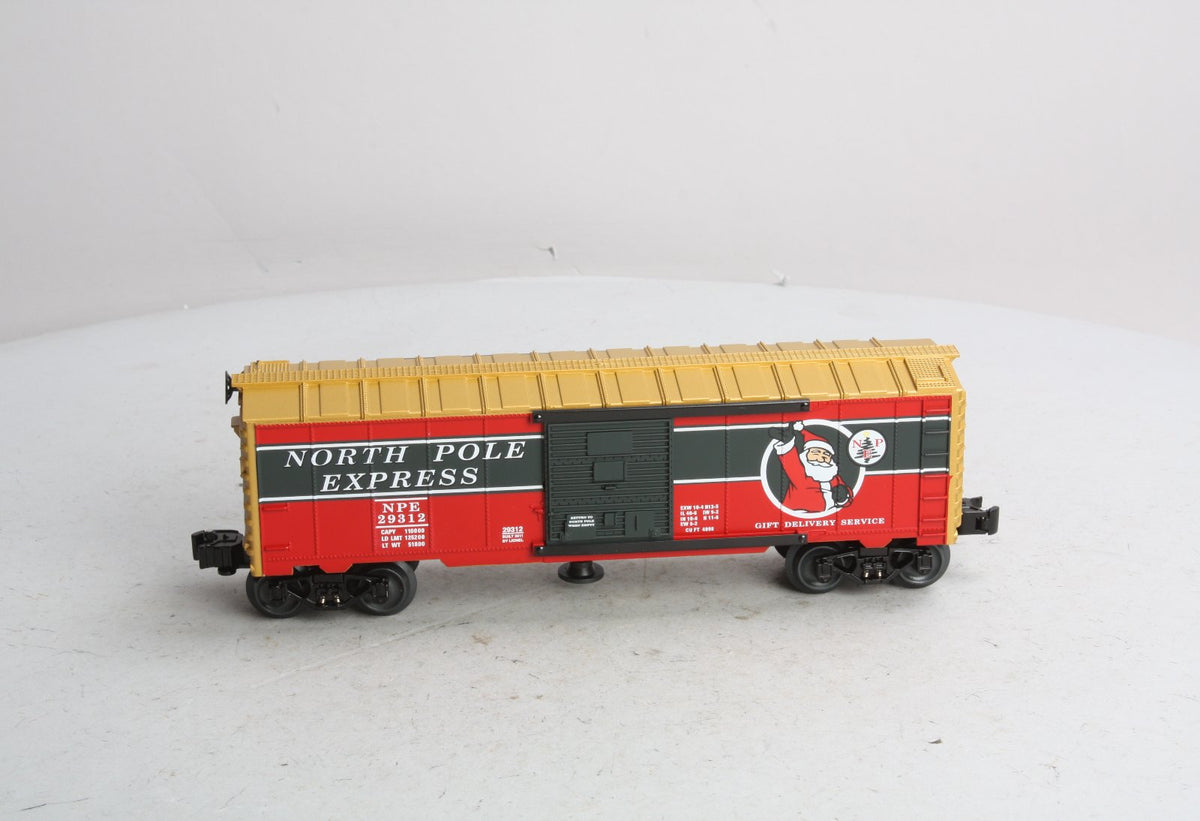 Lionel 6-29312 O Gauge Santa's Operating Boxcar LN/Box