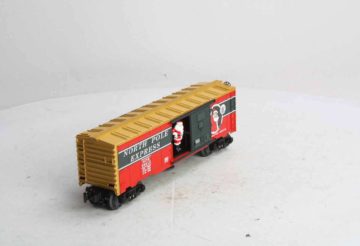 Lionel 6-29312 O Gauge Santa's Operating Boxcar LN/Box
