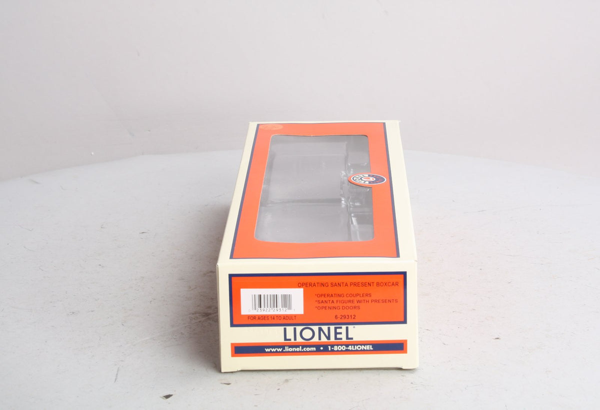 Lionel 6-29312 O Gauge Santa's Operating Boxcar LN/Box