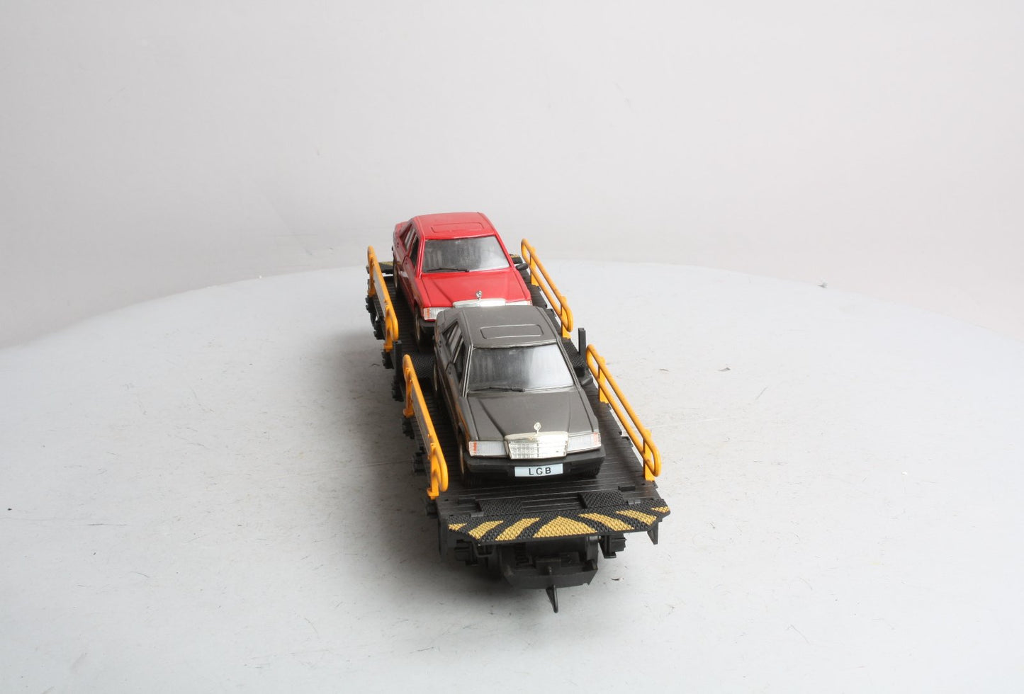 LGB 4059 G Scale Flatcar w/ 2 Mercedes Automobiles LN/Box