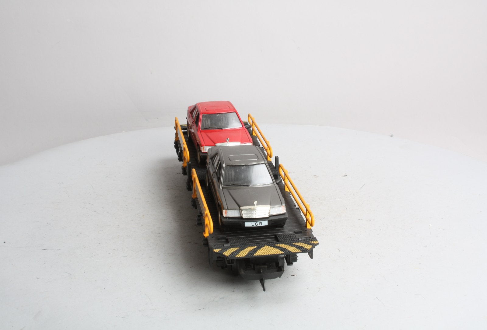 LGB 4059 G Scale Flatcar w/ 2 Mercedes Automobiles LN/Box