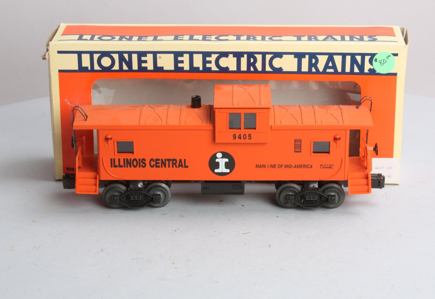 Lionel 6-19716 O Gauge Illinois Central Extended Vision Caboose #9405 LN/Box