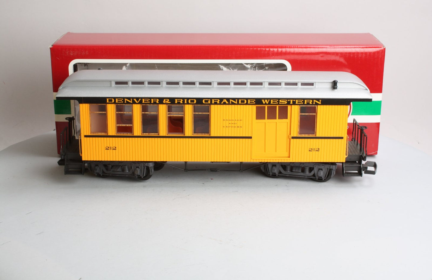 LGB 30815 G Scale D&RGW Passenger Combo Car #212 EX/Box