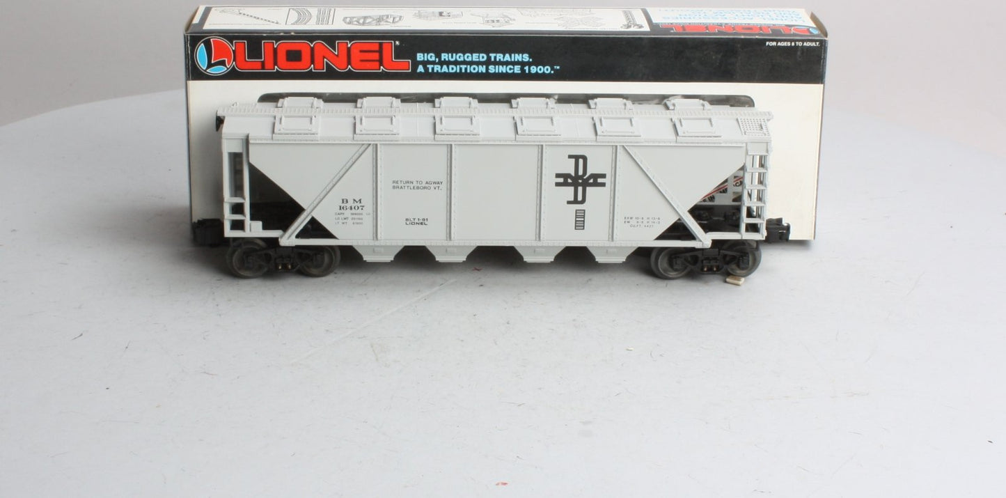 Lionel 6-16407 O Gauge Boston & Maine Four-Bay Hopper LN/Box