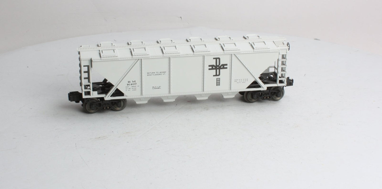Lionel 6-16407 O Gauge Boston & Maine Four-Bay Hopper LN/Box