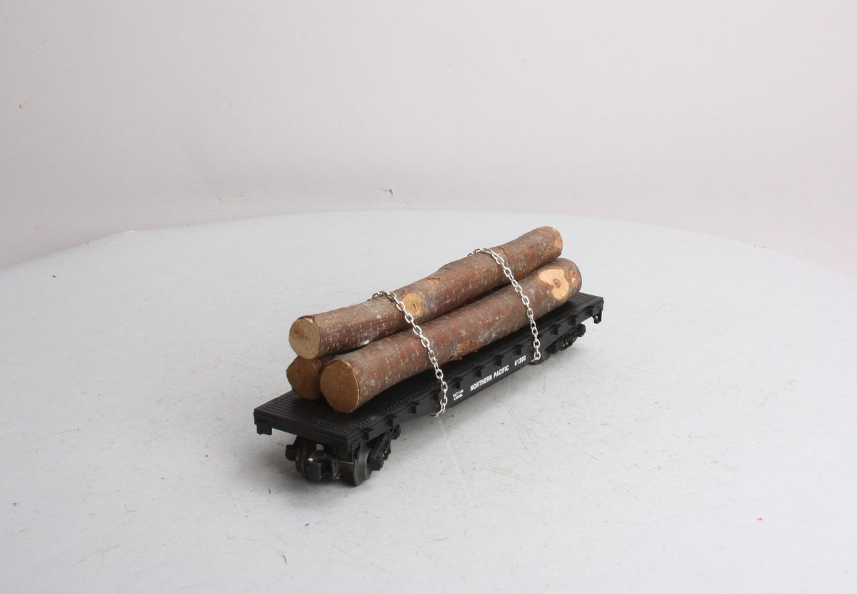 Lionel 6-17510 O Gauge Northern Pacific Flatcar with Logs #61200 LN/Box