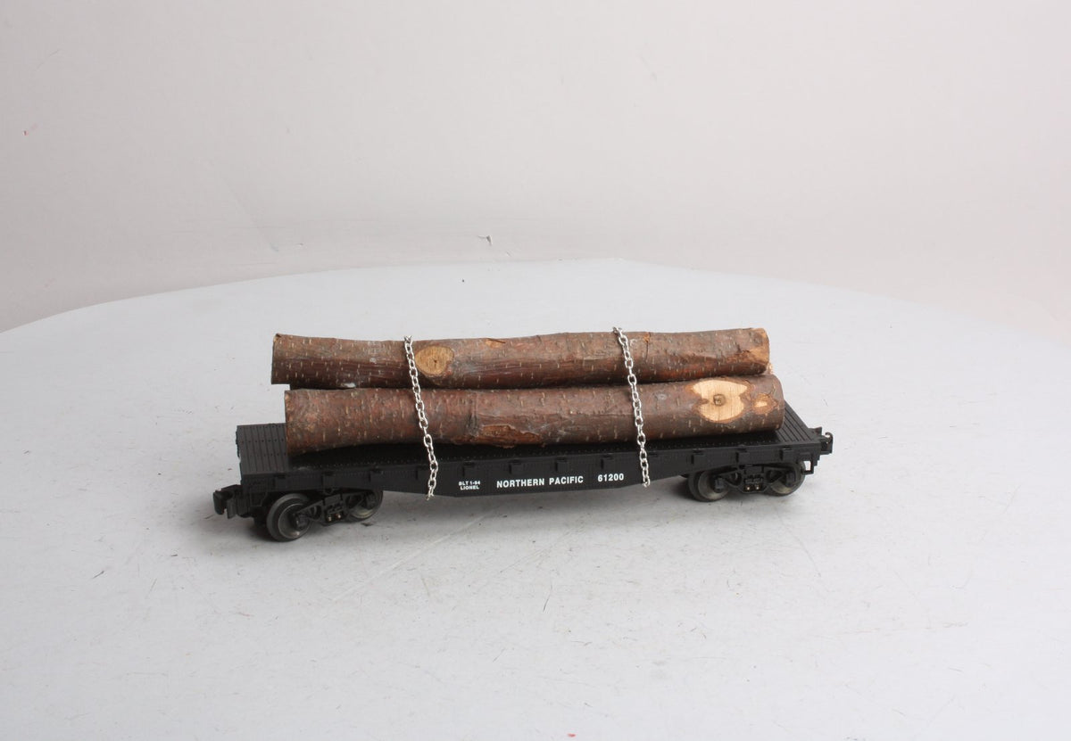 Lionel 6-17510 O Gauge Northern Pacific Flatcar with Logs #61200 LN/Box