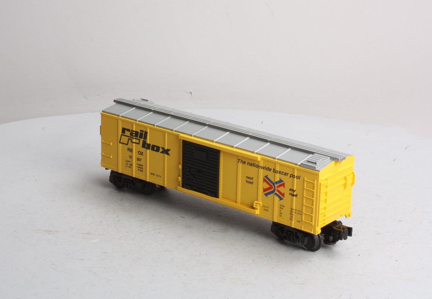 MTH 30-7409 Railbox Semi Scale Boxcar #15507 LN/Box