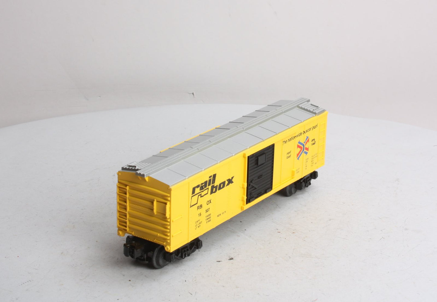 MTH 30-7409 Railbox Semi Scale Boxcar #15507 LN/Box