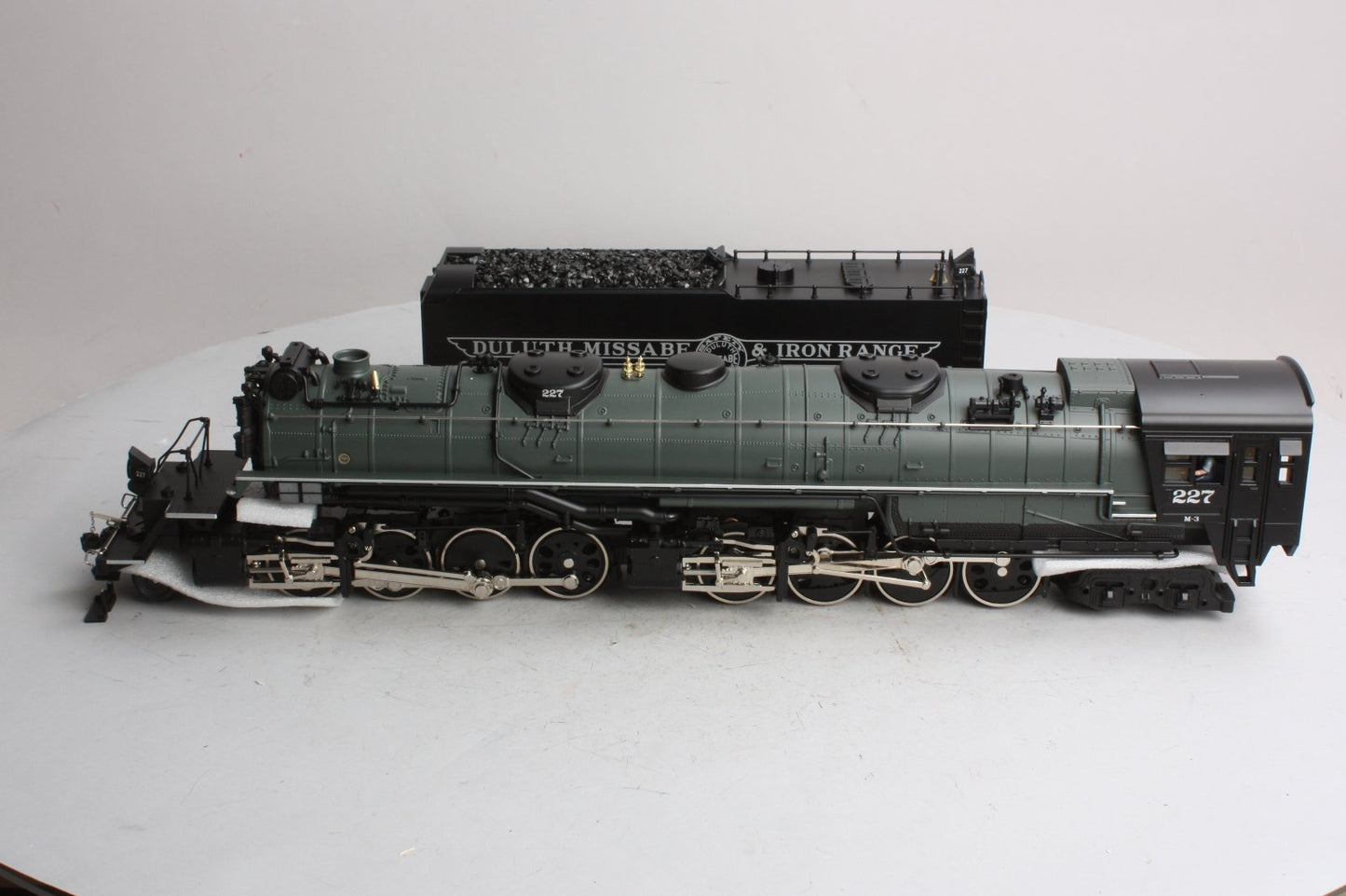 MTH 20-3030-1 O Gauge DM&IR 2-8-8-4 Yellowstone Steam Locomotive w/PS1 #227 LN/Box