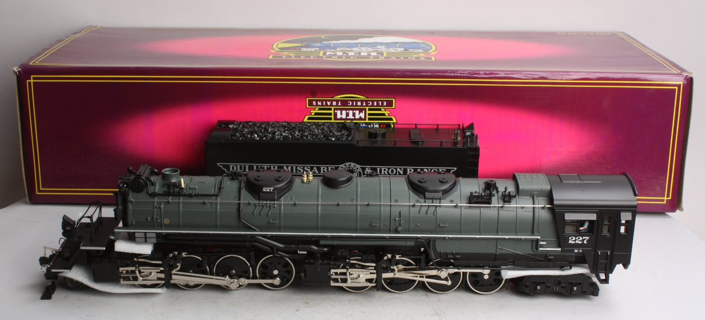 MTH 20-3030-1 O Gauge DM&IR 2-8-8-4 Yellowstone Steam Locomotive w/PS1 #227 LN/Box