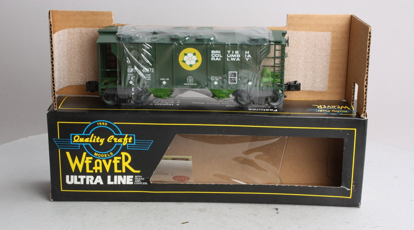 Weaver 40872 British Columbia PS2 3-Rail Covered Hopper NIB