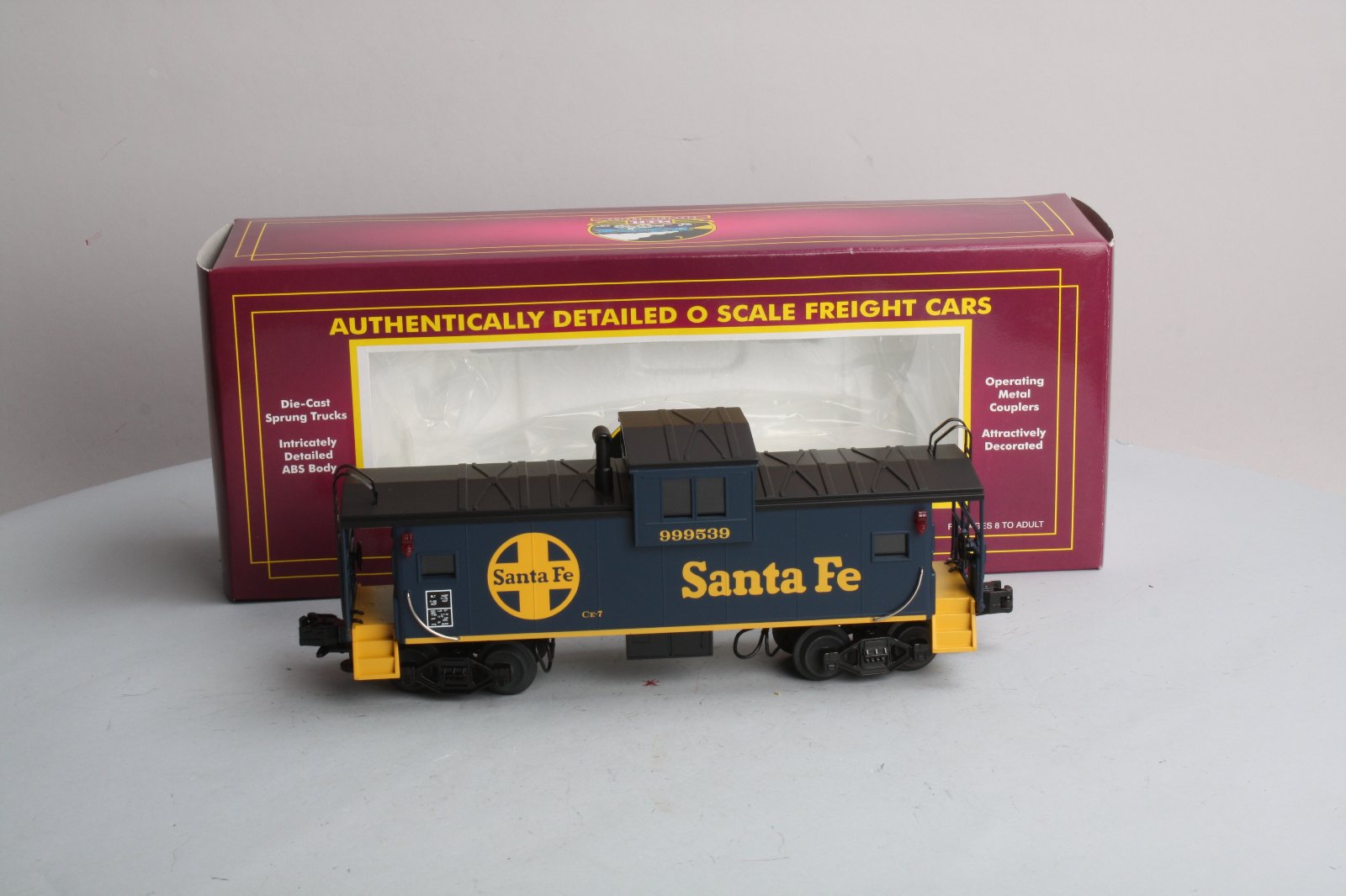MTH 20-91010 O Gauge Santa Fe Extended Vision Caboose #999539 LN/Box