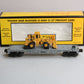 MTH 30-7619 O Gauge MTH Construction Flatcar with Ertl Front End Loader LN/Box