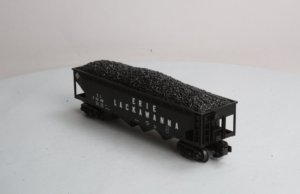 MTH 30-7523 Erie Lackawanna Hopper #33249 w/Coal Load EX/Box