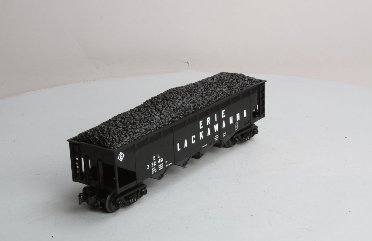 MTH 30-7523 Erie Lackawanna Hopper #33249 w/Coal Load EX/Box