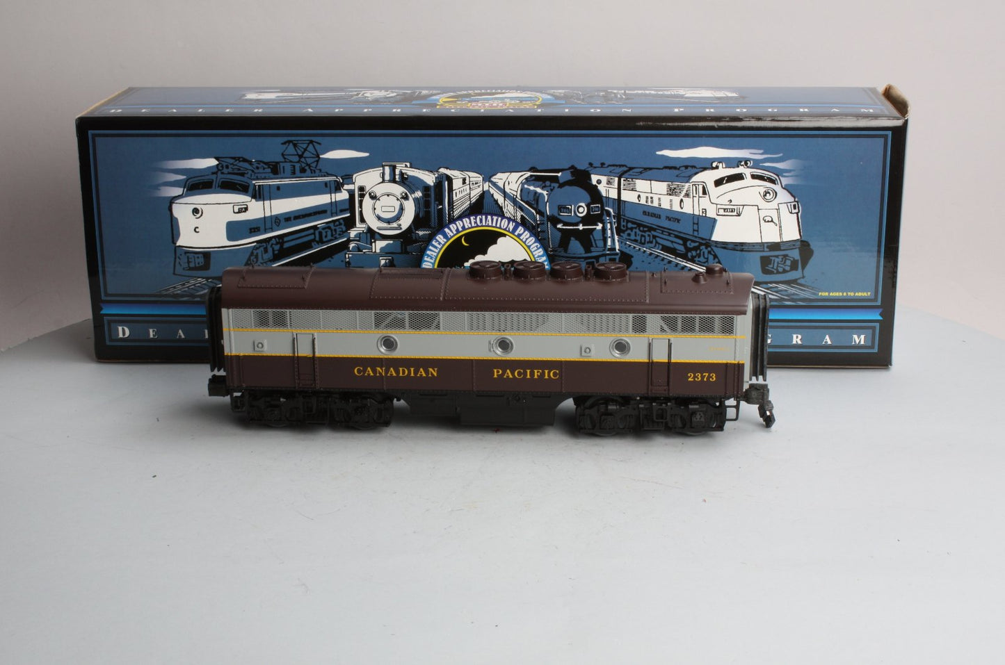 MTH 20-80002B Canadian Pacific Non-Powered F3 B-Unit Diesel Engine #2373 LN/Box