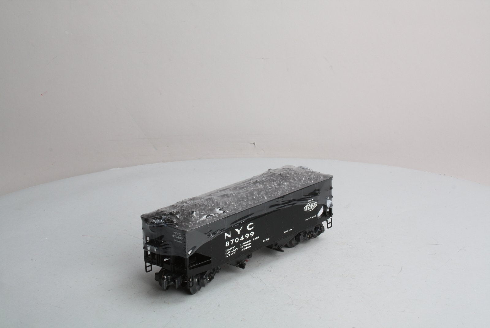 K-Line K6251-1753 O Gauge New York Central 2-Bay DC Hopper #870499 LN/Box