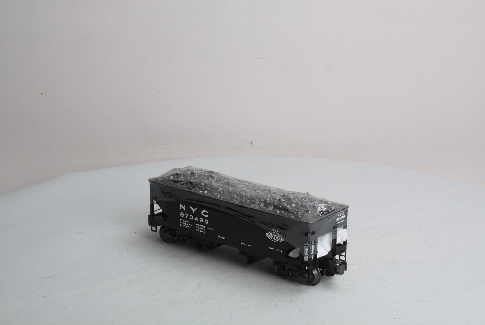 K-Line K6251-1753 O Gauge New York Central 2-Bay DC Hopper #870499 LN/Box