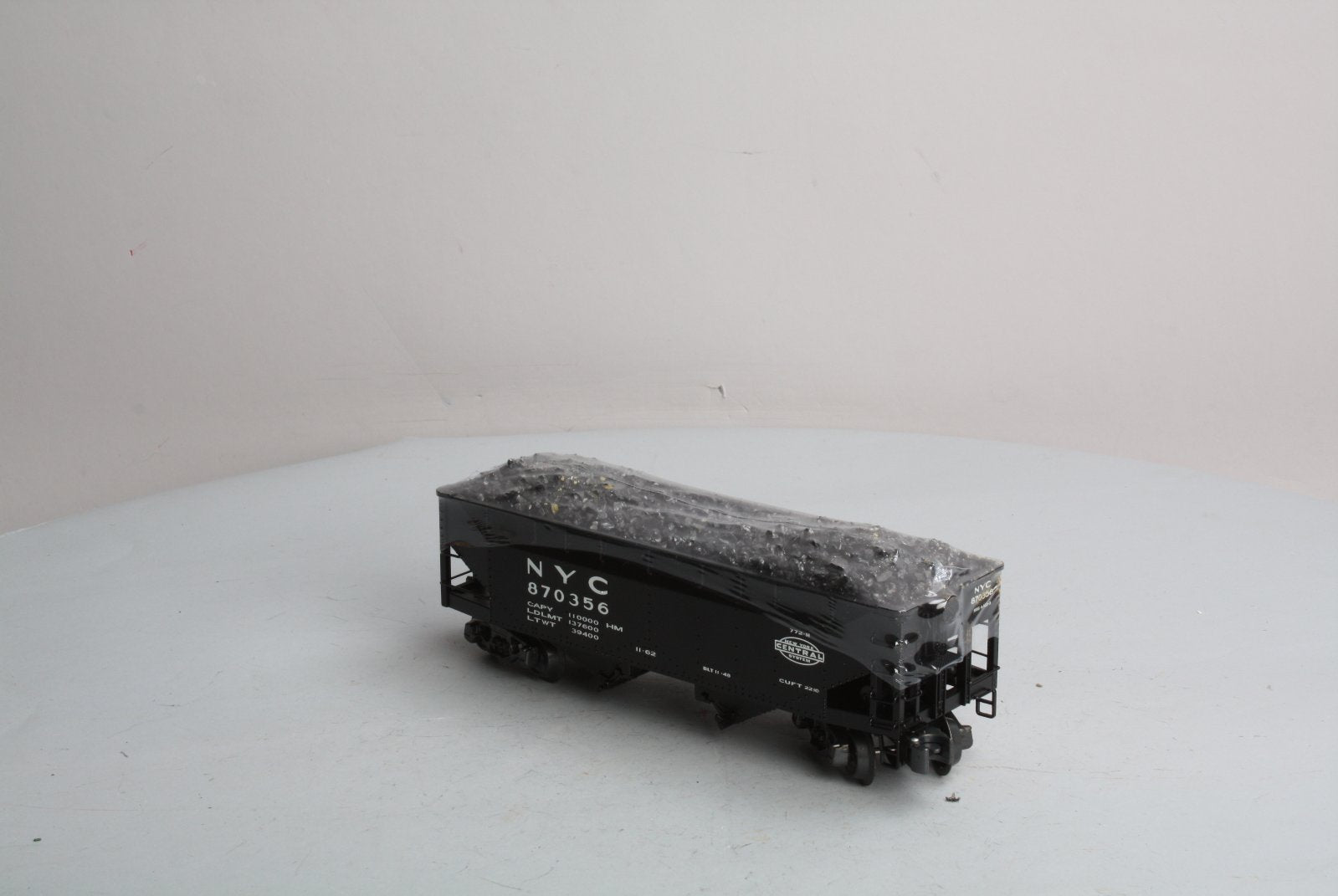 K-Line K6251-1753 O Gauge New York Central 2-Bay DC Hopper #870356 LN/Box