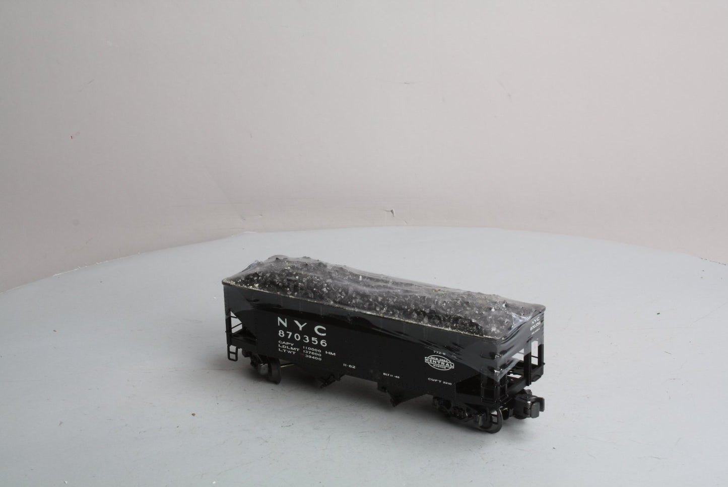 K-Line K6251-1753 O Gauge New York Central 2-Bay DC Hopper #870356 LN/Box