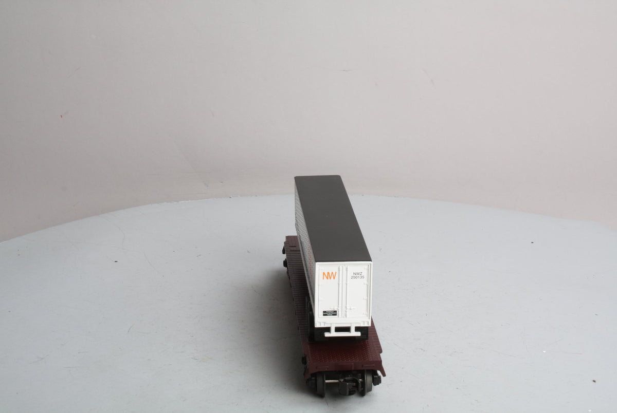 MTH 30-76024 Norfolk & Western Flatcar with Trailer Load LN