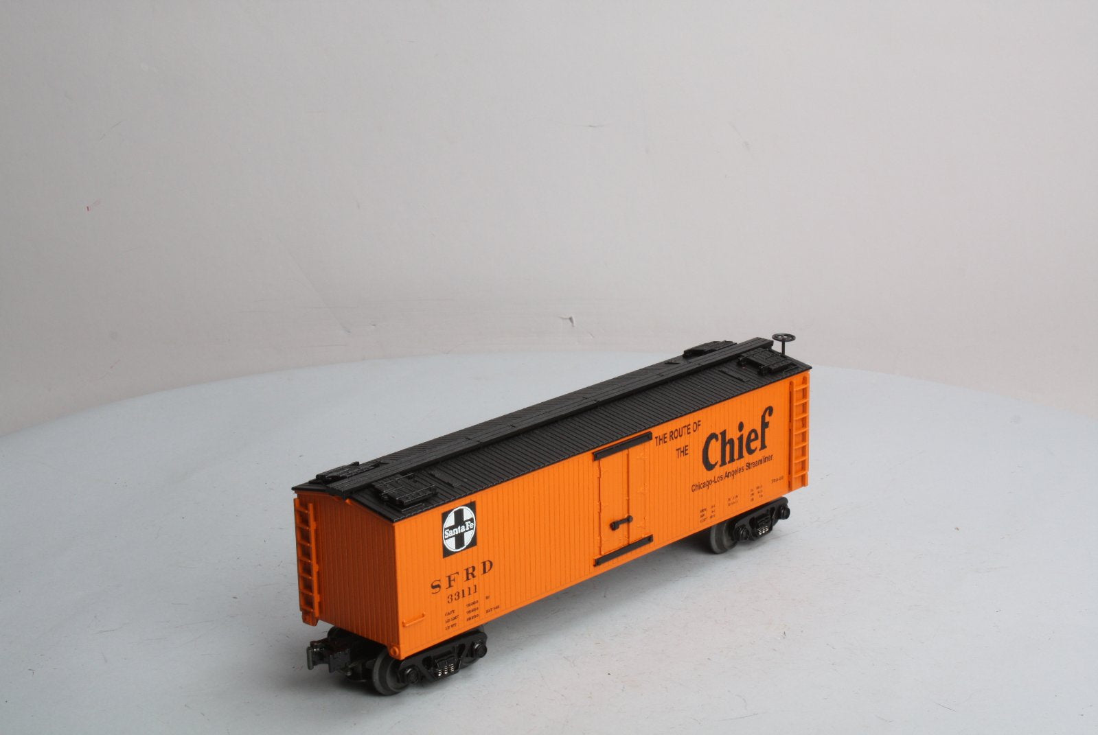 MTH 30-8602 O Gauge Santa Fe Die-Cast Reefer Car #33111 NIB