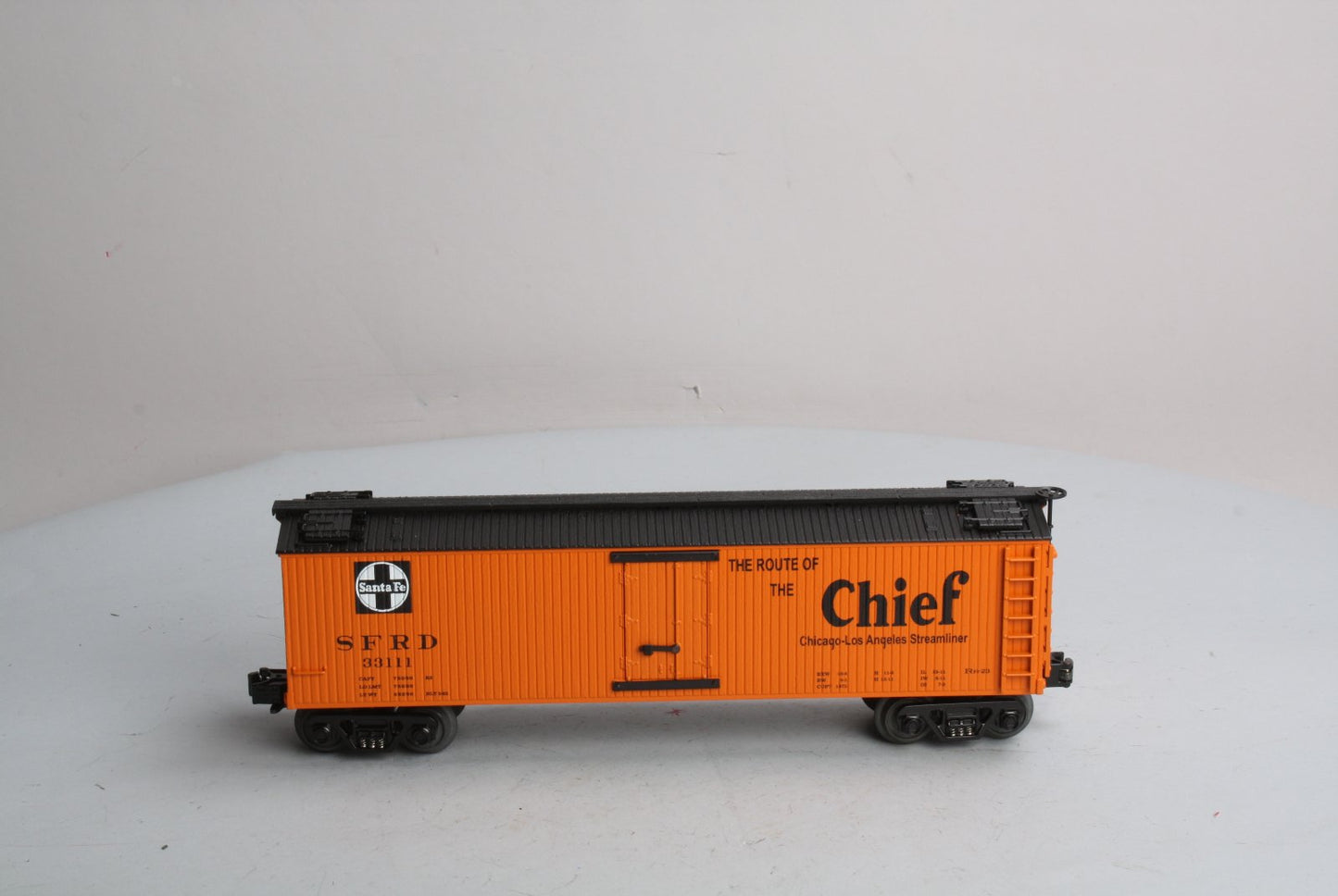 MTH 30-8602 O Gauge Santa Fe Die-Cast Reefer Car #33111 NIB