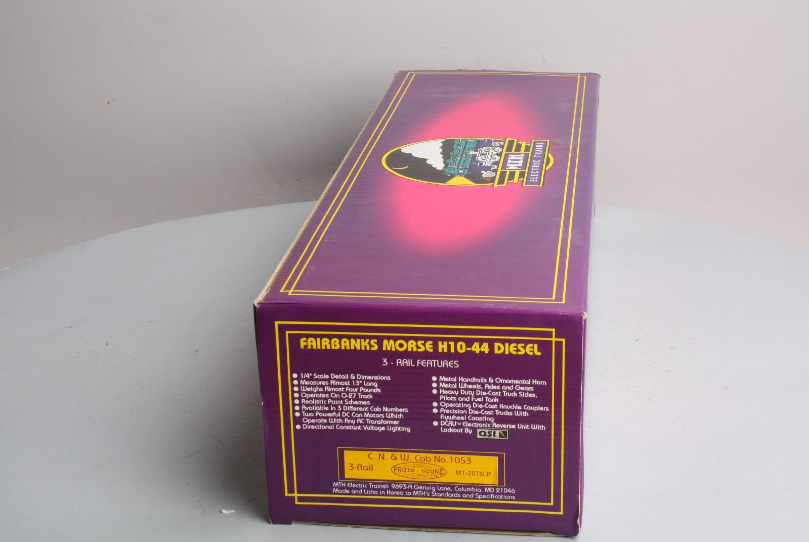 MTH 20-2078-1 O C&NW FM H-10-44 Diesel Engine w/PS1 #1054 LN/Box