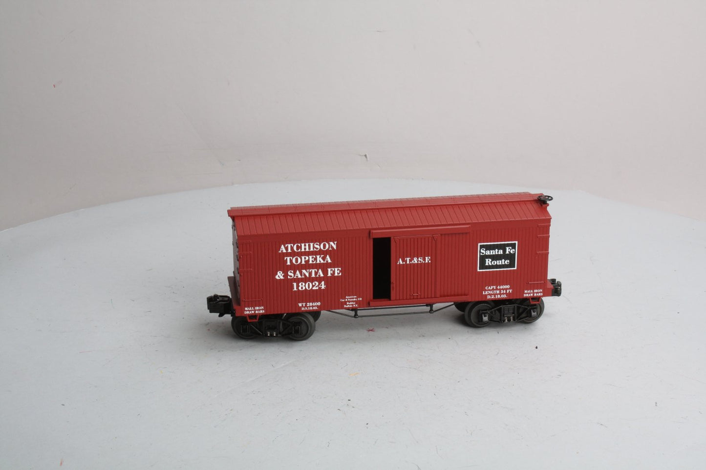 MTH 30-7495 Santa Fe 19th Century Boxcar LN/Box