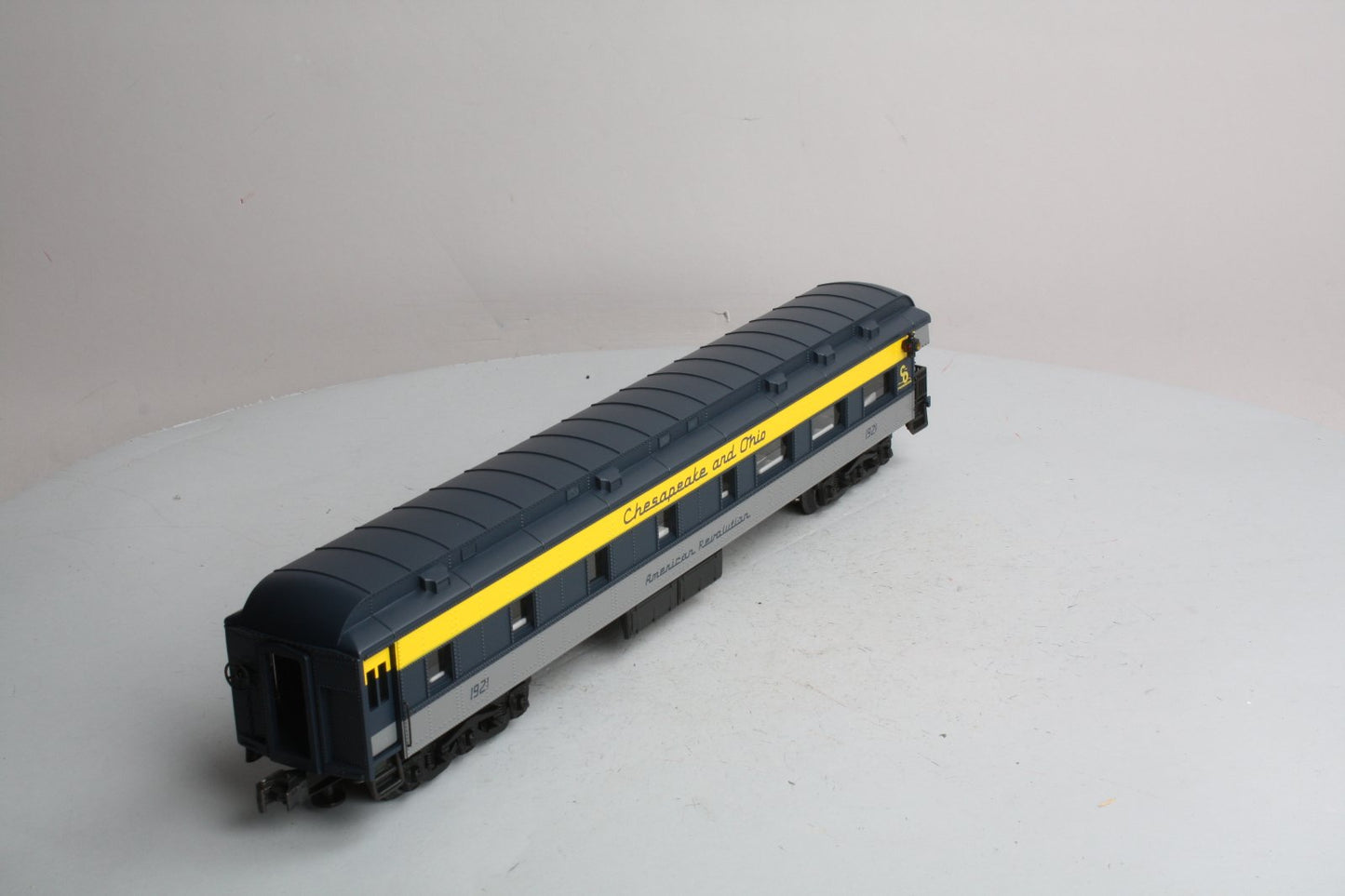 K-Line K4415-1921 O Gauge C&O "American Revolution" 18" Observation Car #1921 VG/Box