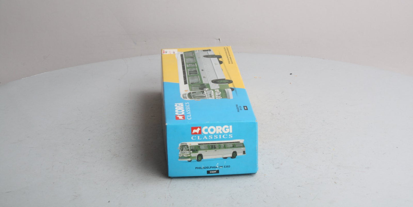 Corgi 54604 1:50 Philadelphia GM 5303 Bus Diecast Limited Edition