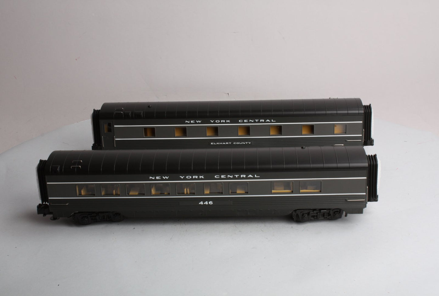 MTH 30-6734 NYC 2-Car 60' Streamlined Sleeper/Diner Elkhart County/#446 LN/Box