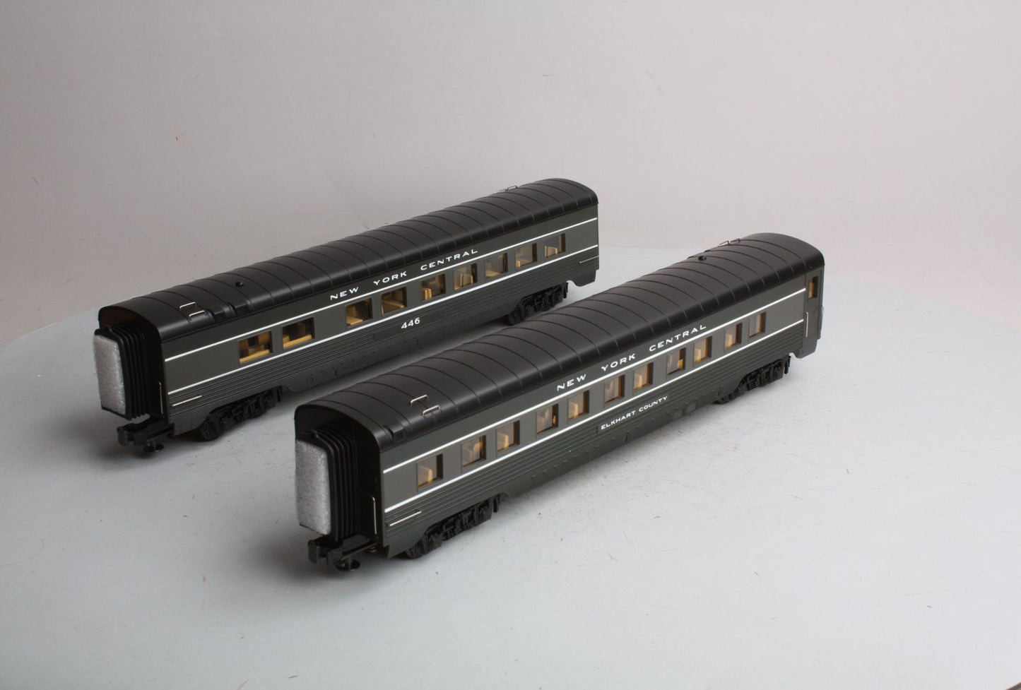 MTH 30-6734 NYC 2-Car 60' Streamlined Sleeper/Diner Elkhart County/#446 LN/Box