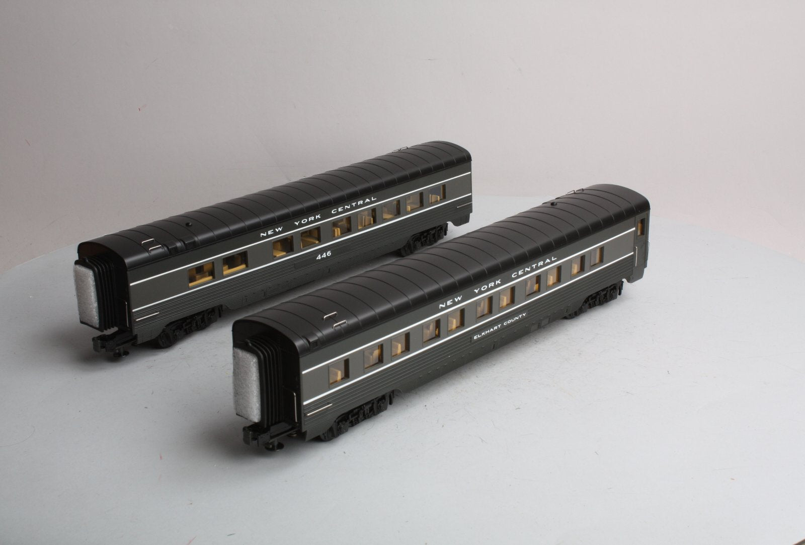 MTH 30-6734 NYC 2-Car 60' Streamlined Sleeper/Diner Elkhart County/#446 LN/Box